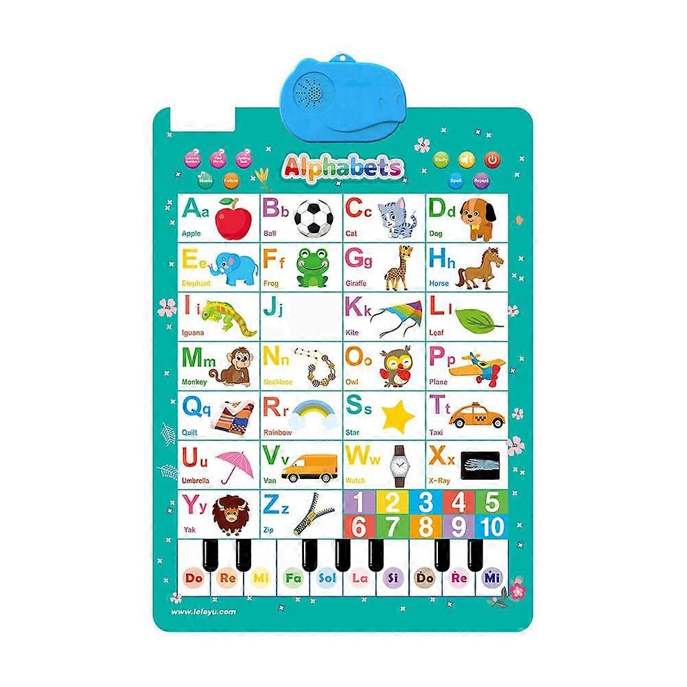 Talkings Wall Chart for Kids Interactive Educational Alphabets Toy