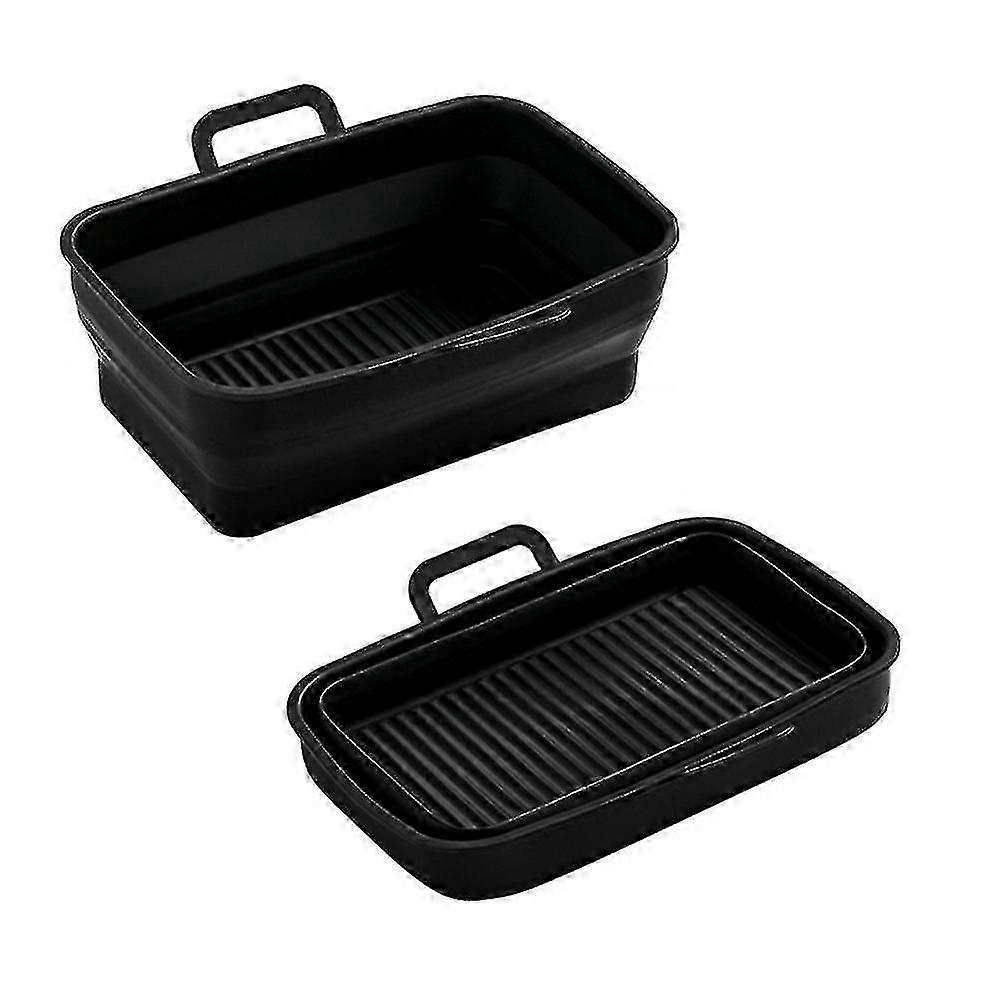 Silikontablett Backkörbe Topf wiederverwendbar für Ninja Heißluftfritteuse Zubehör Heizform