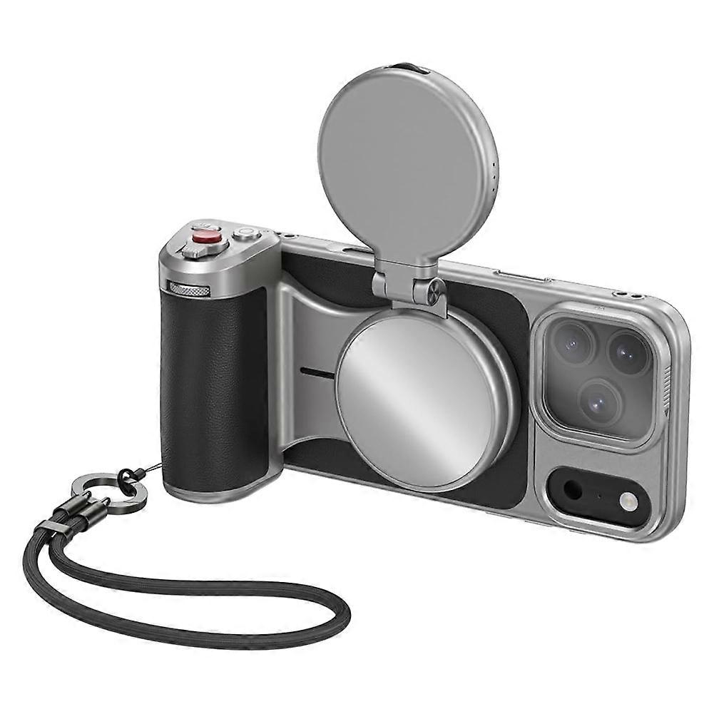 TELESIN Magnetic Phone Camera Grip for IPhone 17 Pro Max, with Selfie Light+ UV Filters, Cooling Graphene Case - Handle Grip