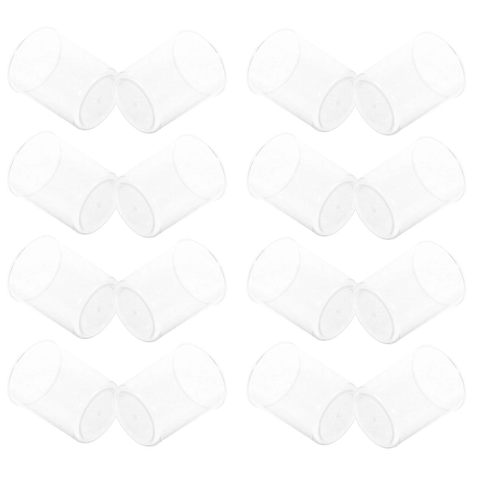 30Pcs Clear Measuring Cups Graduated Measuring Beakers Laboratory Measuring Tools (100ml)