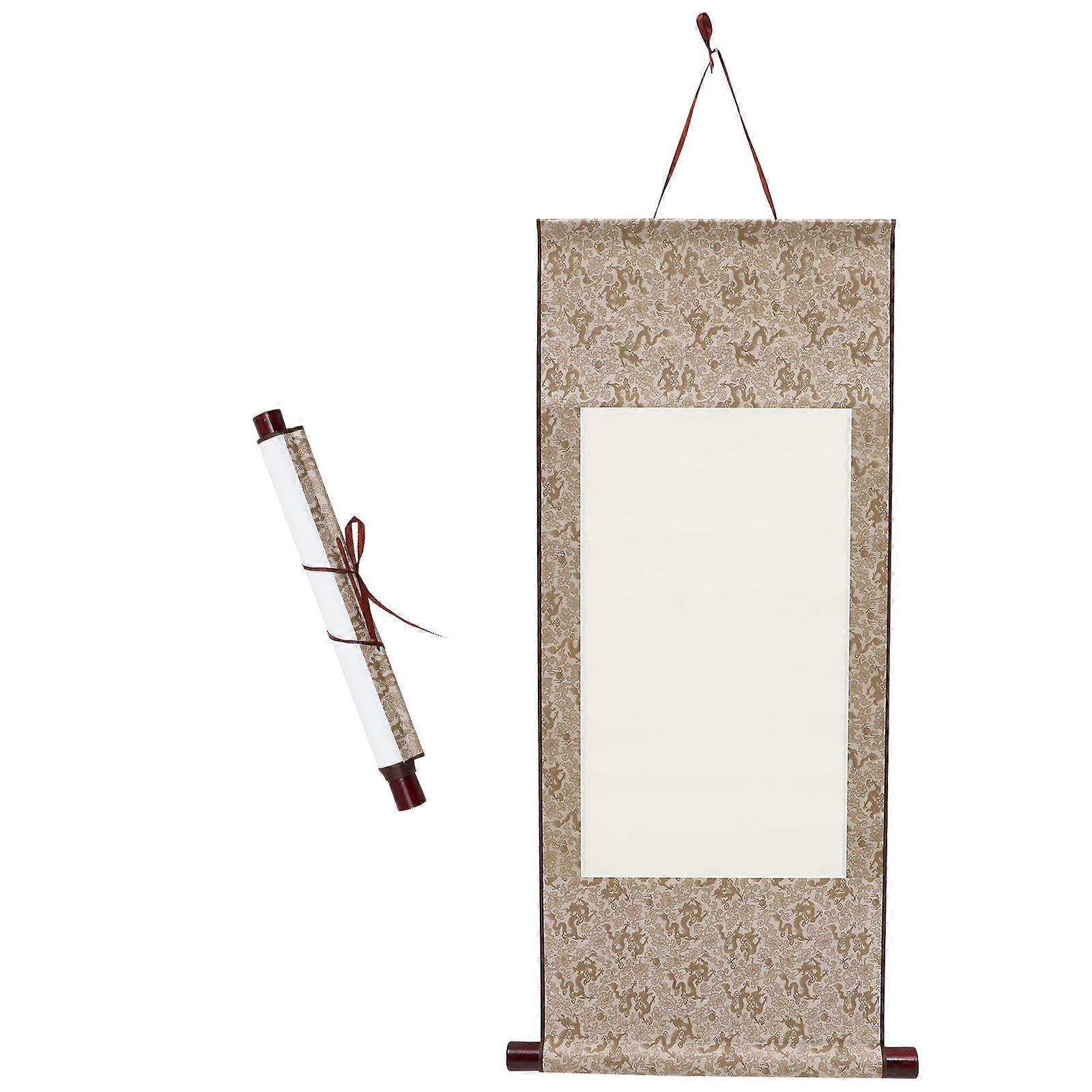 2pcs Blank Chinese Scroll Paper Painting Scroll Custom Chinese Calligraphy Paper