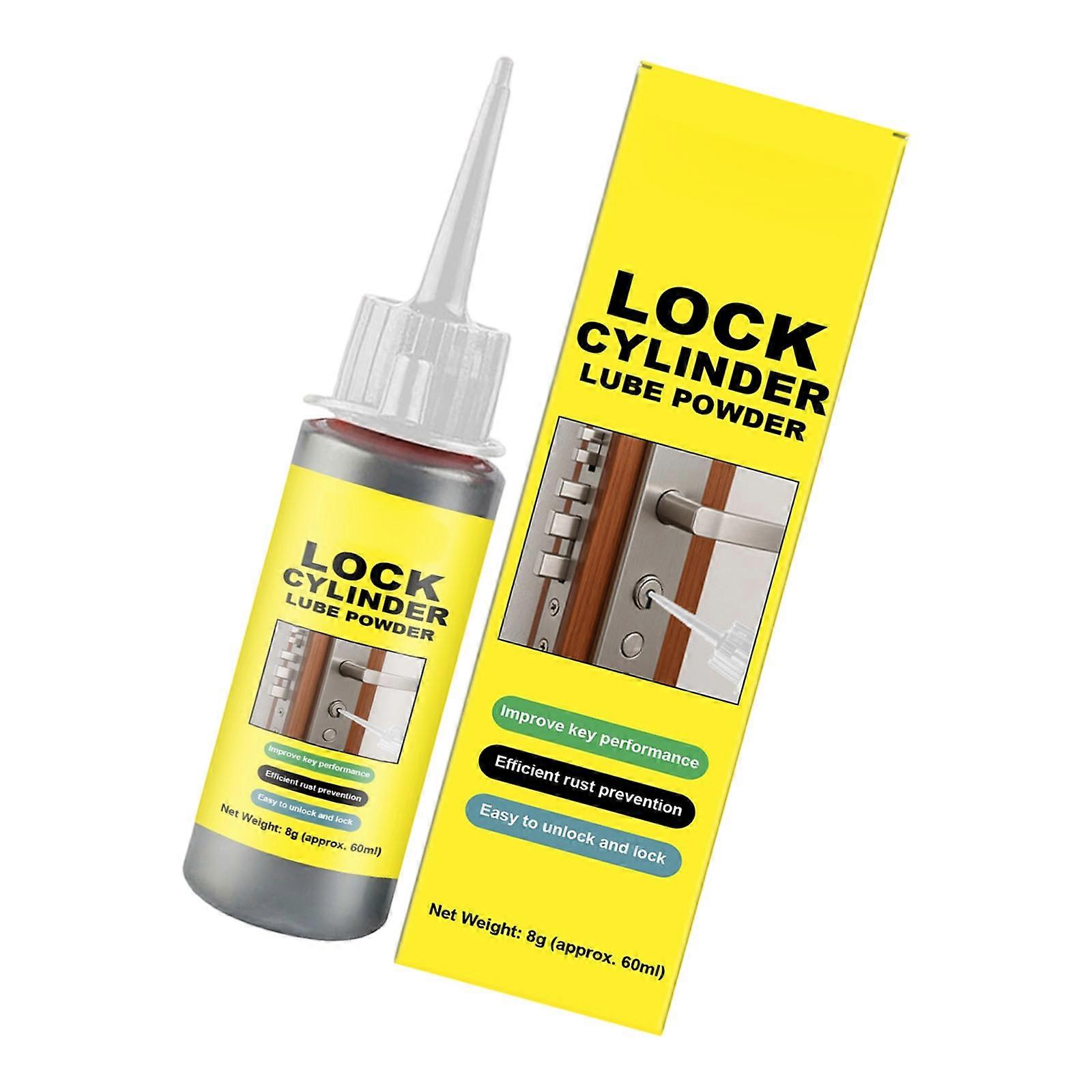 60ml Blacklead Set Lock Powder For Oxidation Security Smooth Key Insertion And Dust Prevention In All Lock Varieties Multicolor