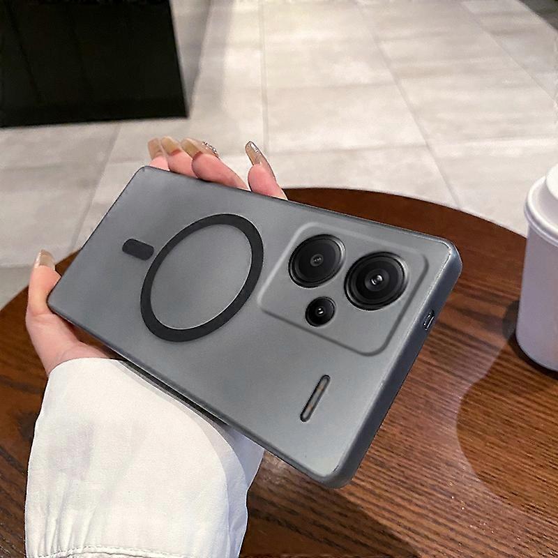 For Xiaomi Redmi Note 13 Pro+ 5G Case Compatible with MagSafe Precise Cutouts Matte PC Phone Cover