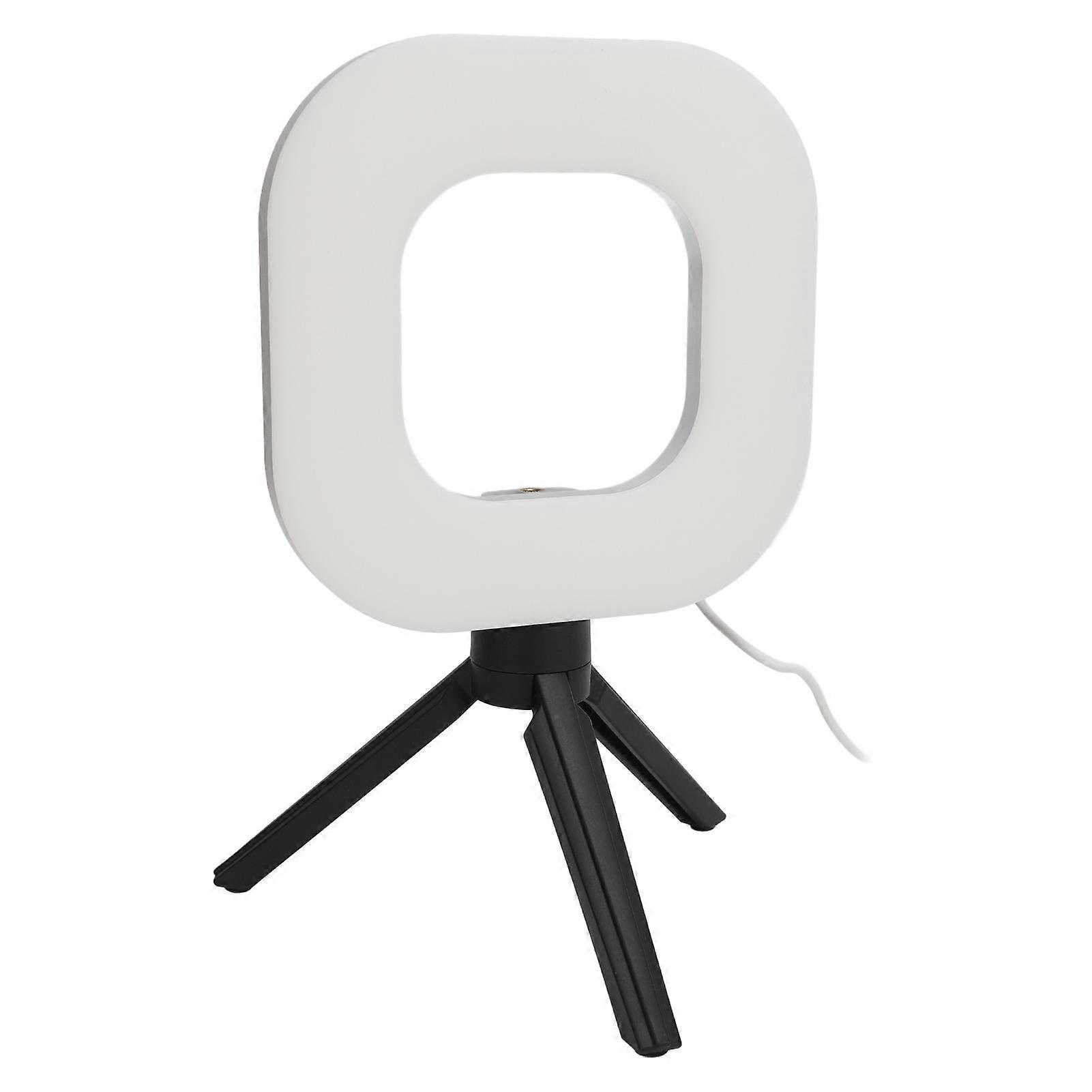 USB Video Light 10 Brightness Level 5 Color 1500lm 72 LEDs Clip On Laptop Lamp with Tripod for Live Streaming Makeup