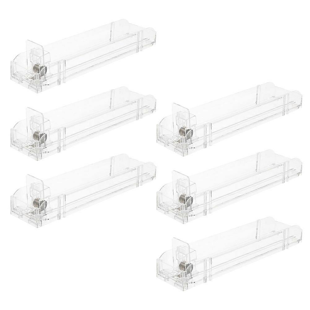 Retail Store Automatic Display Rack with Transparent Design 6Pcs