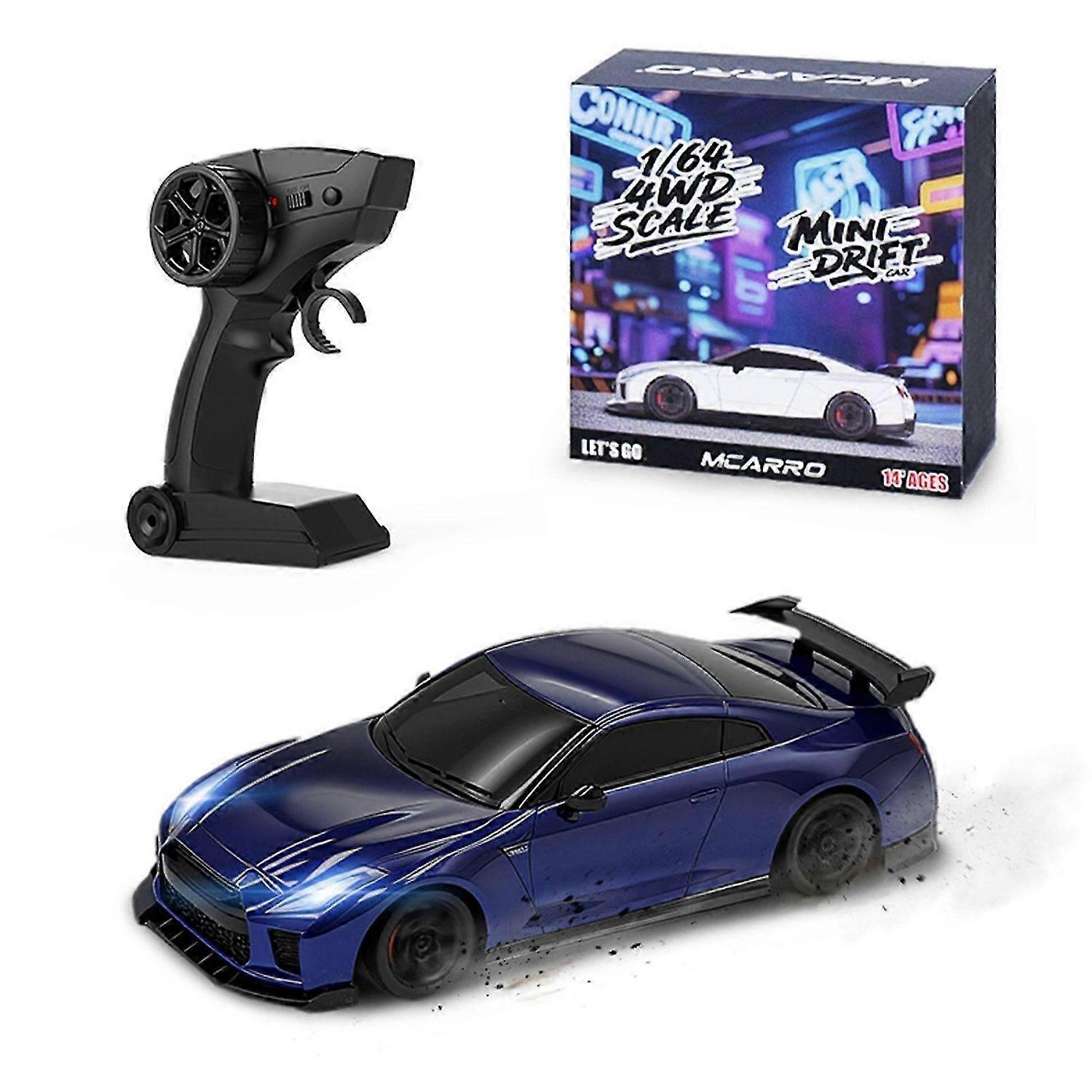 1/64 RC Drift Car Racing Car 4WD Remote Control Dual Mode with Dynamic Light