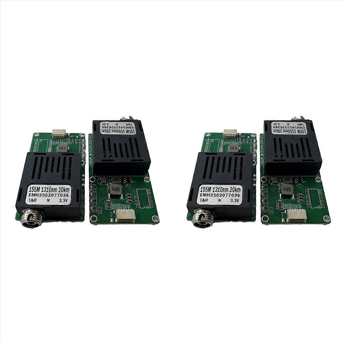 4x TTL Optical Transceiver Module Optical Terminal Equipment Drone-Specific ZED-F9P UM980 UM982 Grou