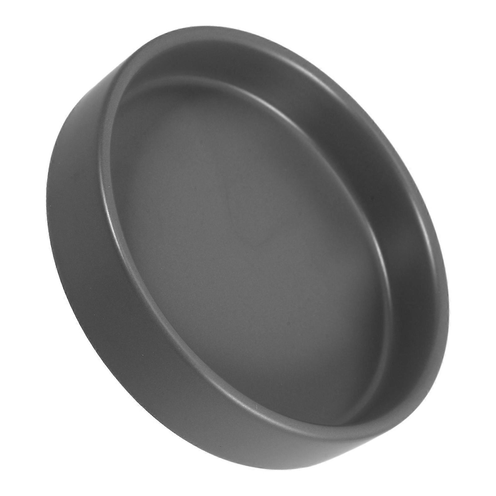 Ceramic Plant Pot Tray Grey for Sturdy Support Leakproof Design