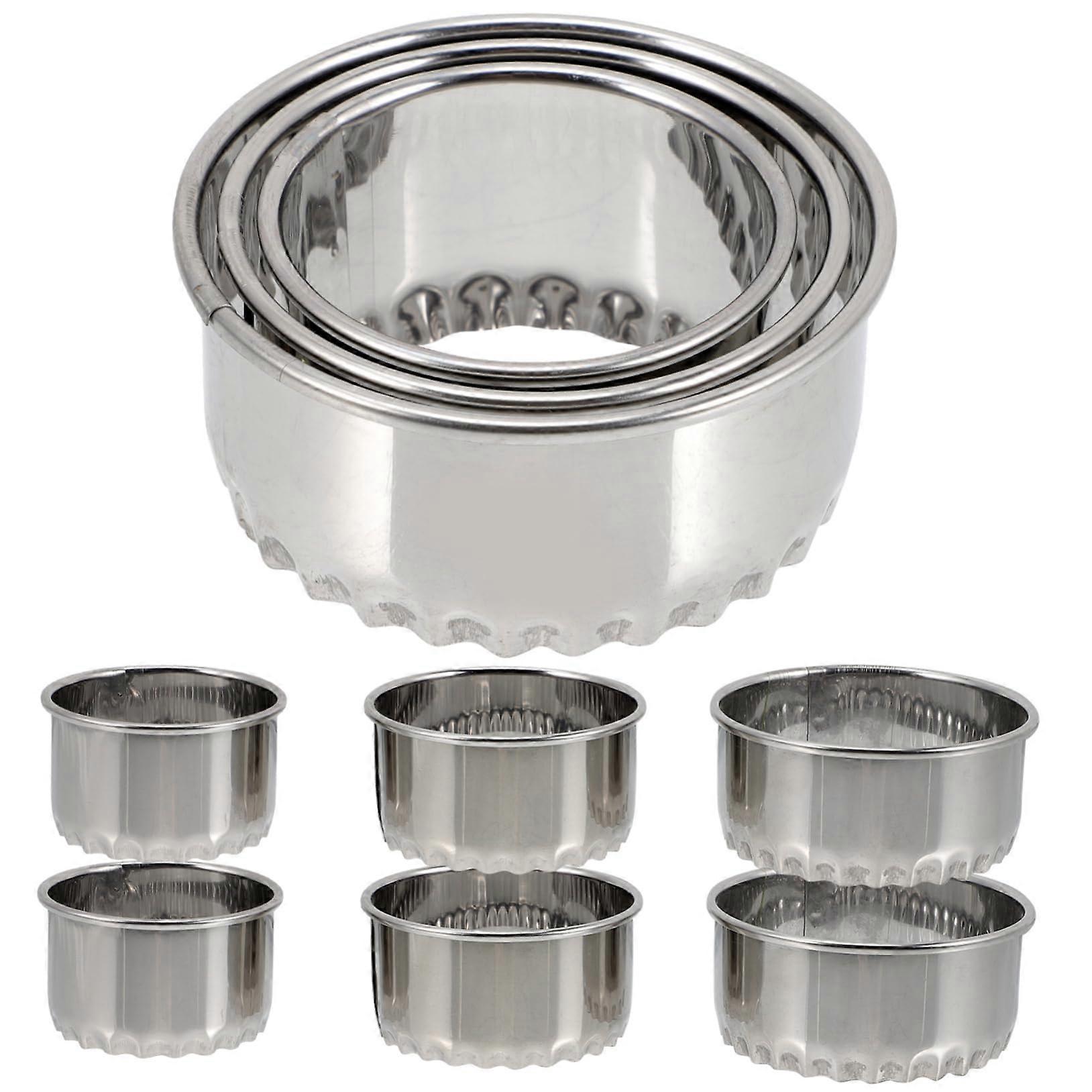 9Pcs Dumpling Maker Mould Set with Wrapper Cutter for Uniform Cutting Ravioli Empanadas