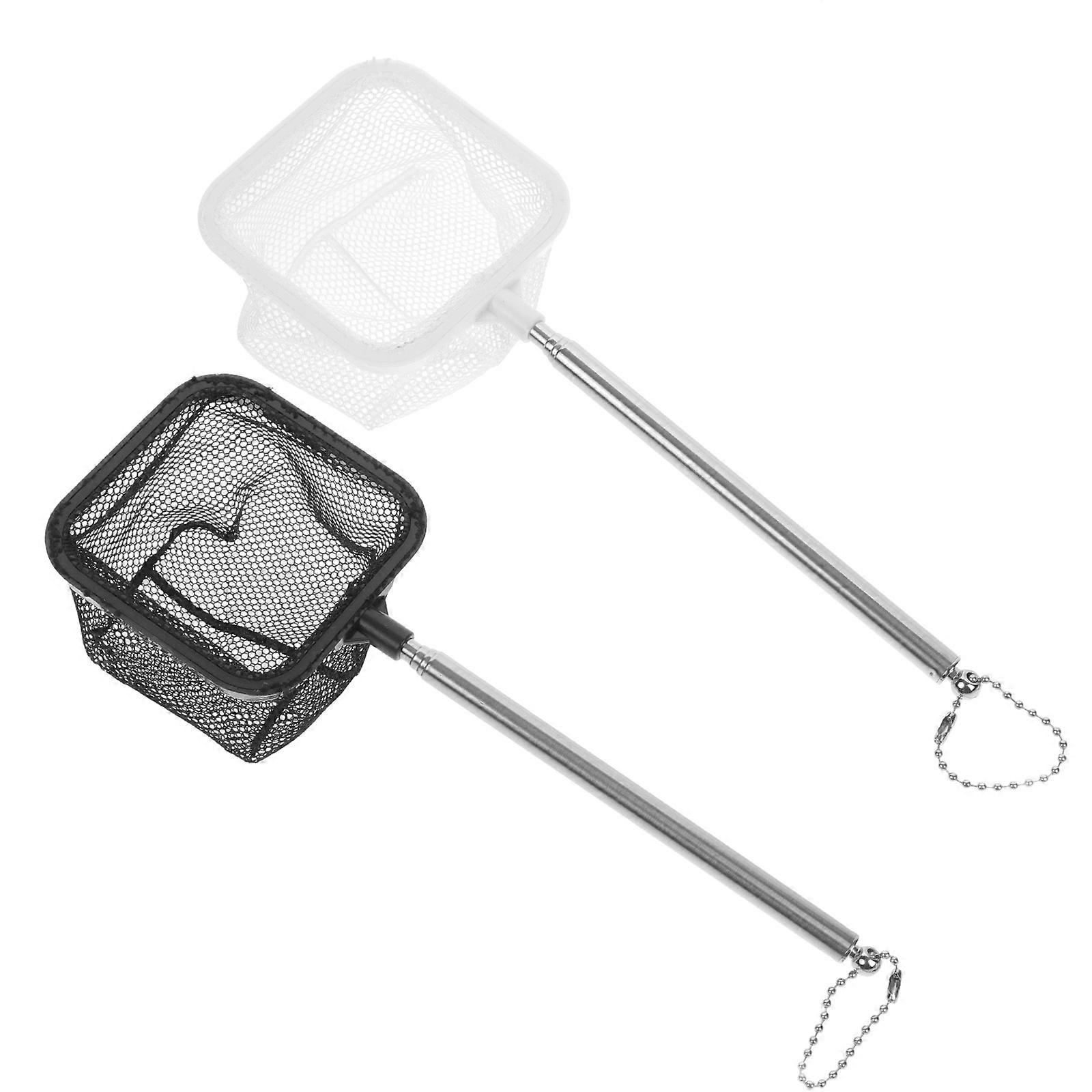 Fishing Mesh Net Portable Fishing Net Perfect for Catching Fish 2Pcs