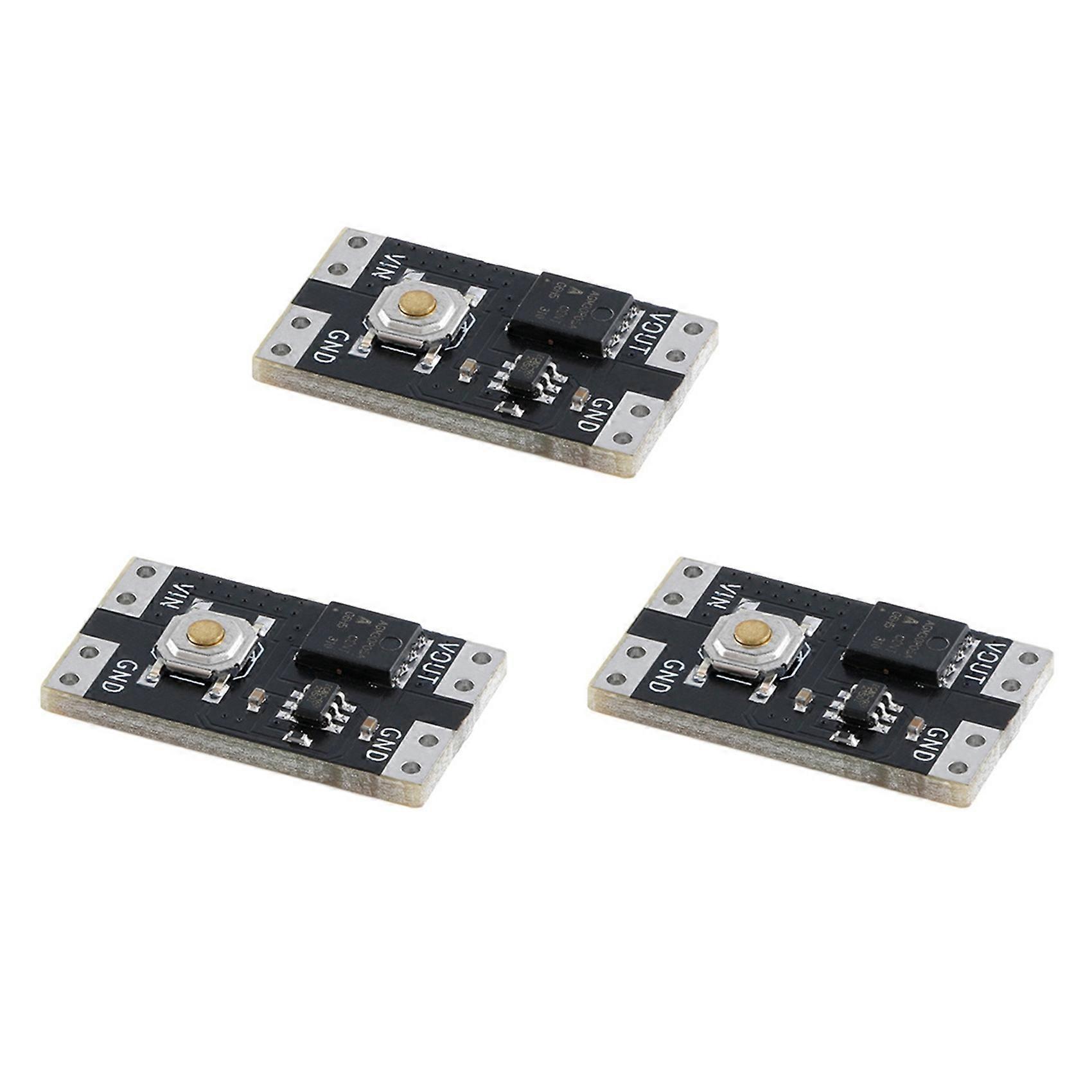 3Pcs XL-10AL Single Bond Button Bistable Mini One Key Switch Module 3.5-5.4V 300nA Load 10A Low Power