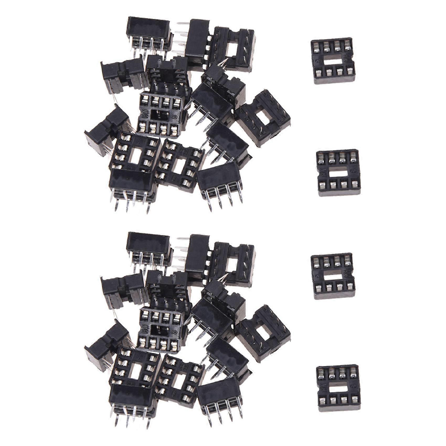 40 x 8 Pin 2.54mm Pitch IC Sockets Solder Type Adaptor