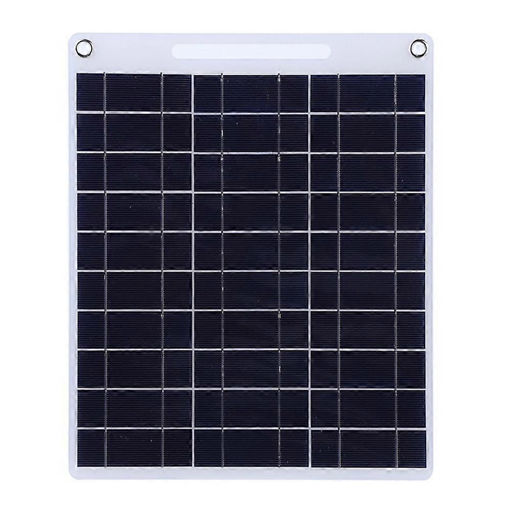 60W Solar Panel Portable 5V Dual USB Fast Charger Panel Kit