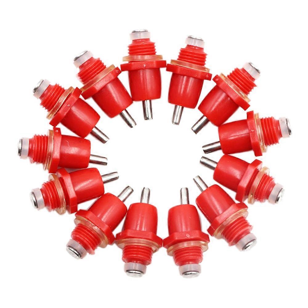 50Pcs Poultry Chicken Nipple Drinker Spring Type with Automatic Water