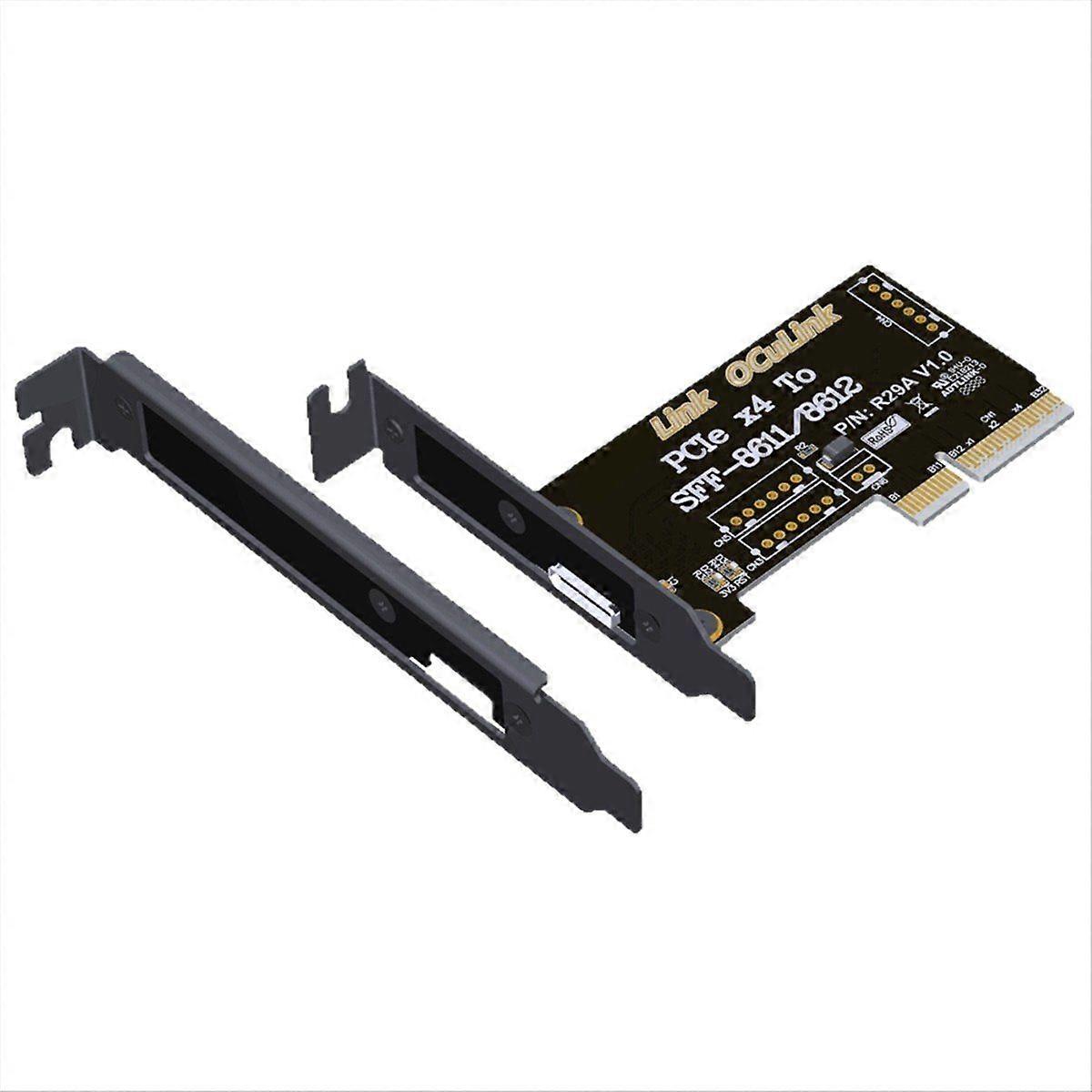 PCIe4.0 X4 to SFF-8611/8612 Adapter Card PCIe X4 4.0 External High-Speed Expansion Interface Extern
