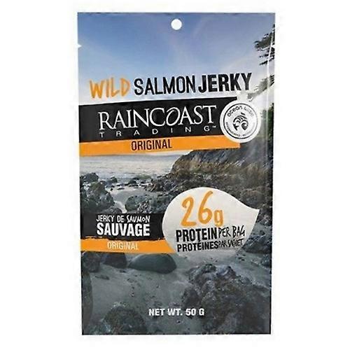Raincoast Trading Wild Salmon Jerky Original, 50 Grams (Case Of 24)