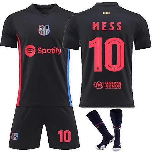 Maillot extérieur du FC Barcelone 24-25, tenue enfant n° 10 Mess-WELLNGS n° 10 Mess 24