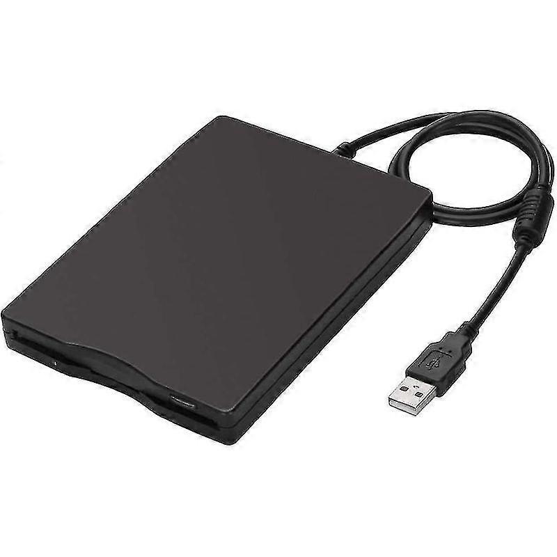 Usb Floppy Drive, Usb External Floppy Disk Drive 1.44 Mb Slim Plug And Play Fdd Drive For Pc Windows 2000/xp(black)