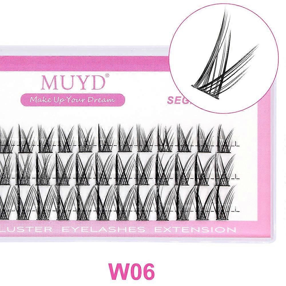 Loose segmented false eyelashes DIY natural independent eyelashes makeup tools soft natural mink fluffy soft false eyelashes