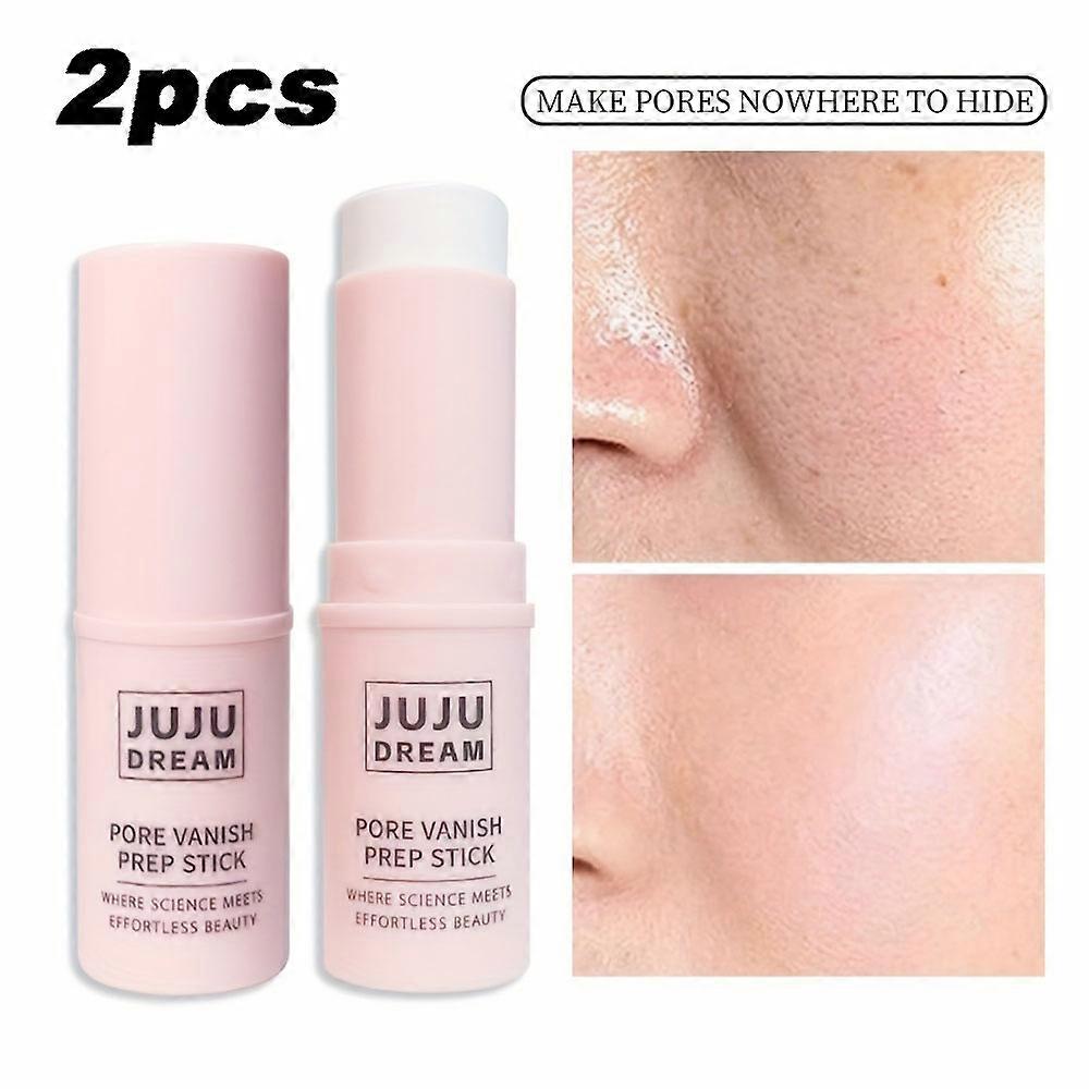 Face Primer Stick,Invisible Pore Base Stick Makeup Concealer Isolation Makeup Front Pore Base Modifying Skin Color Primer Makeup