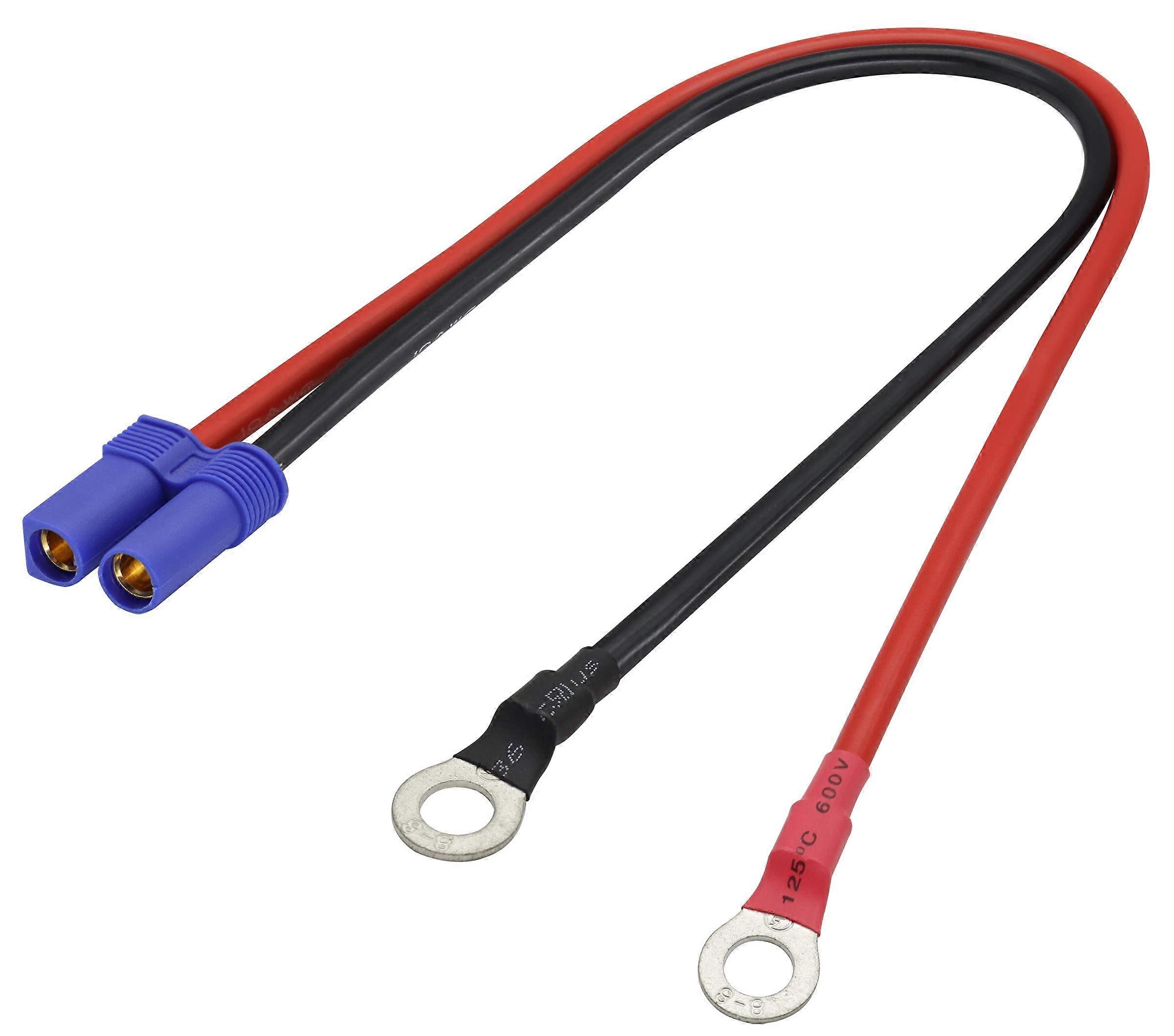 EC5 to O Ring Terminal Cable 40cm 10AWG for Jump Starter Secure Battery Connection
