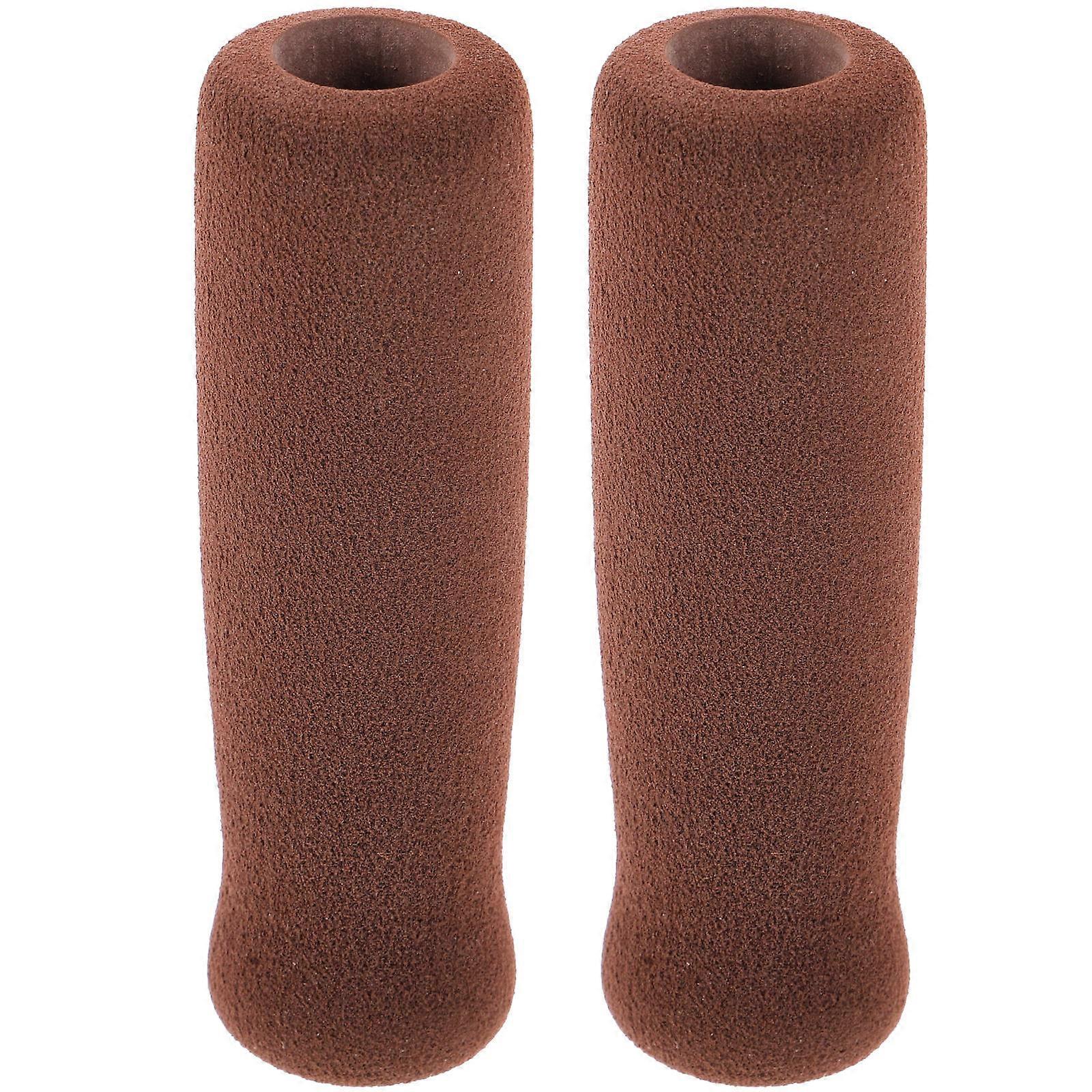 2Pcs Anti Slip Crutch Handle Grips for Elderly Cane Use