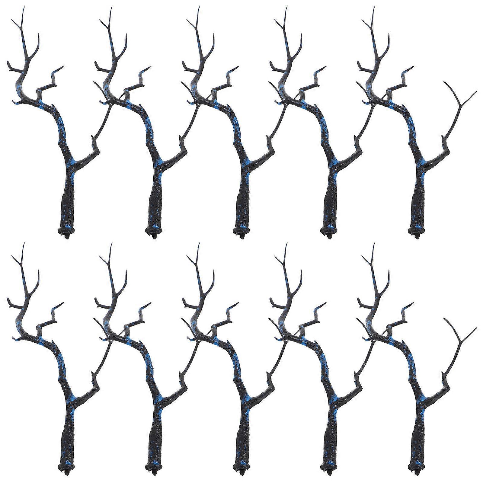 Plastic Artificial Antler Tree Branches for Decoration 10Pcs Halloween Decor