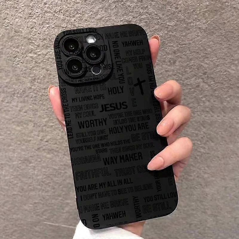Jesus Way Maker Pattern Phone Case, Shockproof Phone Protective Cover, Phone Accessory Compatible with iPhone?11 12 13 14 15 16 Series