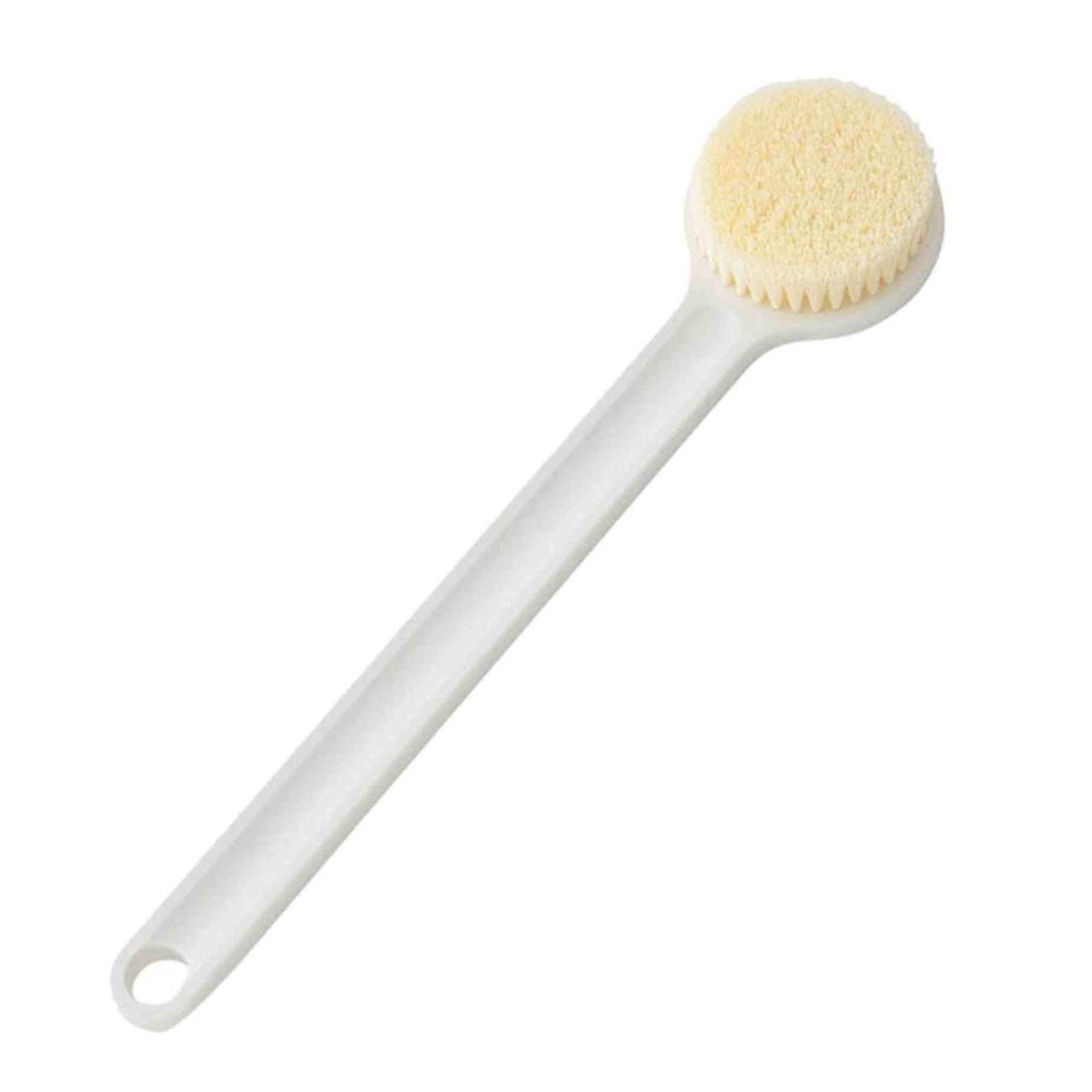 Back Lotion Applicator with Long Handle for Cream and Sunscreen, Beige Sponge Pad for Even Application