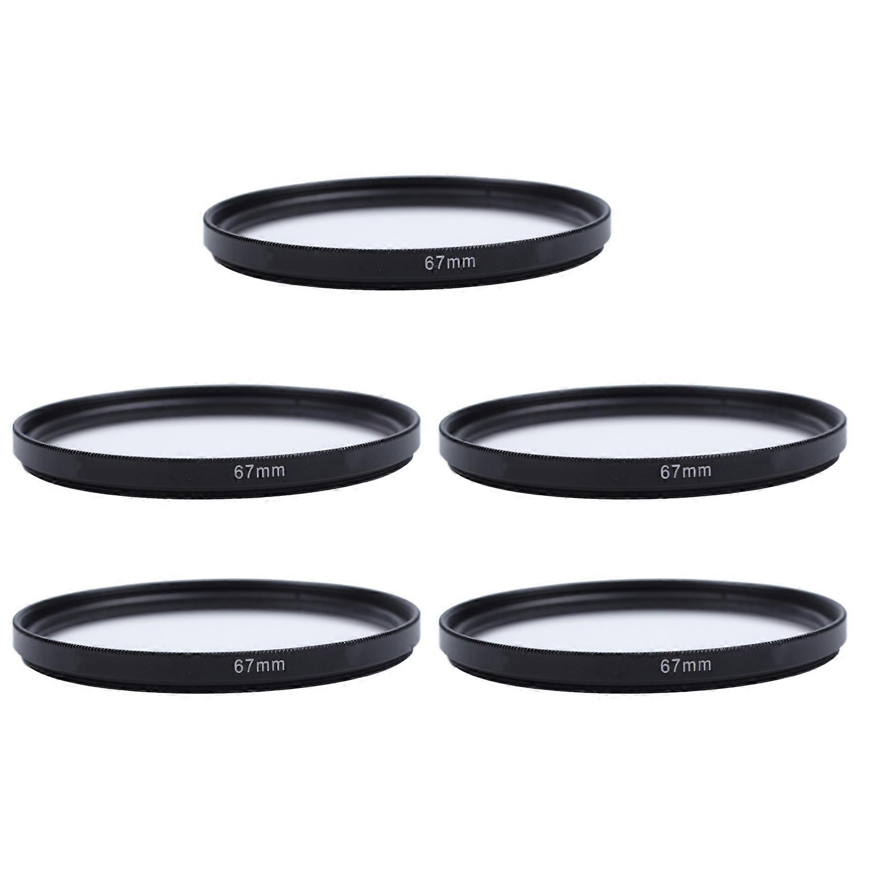 5pcs 67mm Slim Digital UV Multicoated Filter for Camera