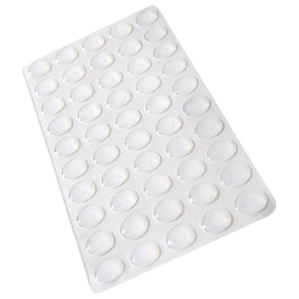 Door Stopper Silicone Self Adhesive Protector Pads for Door 50Pcs