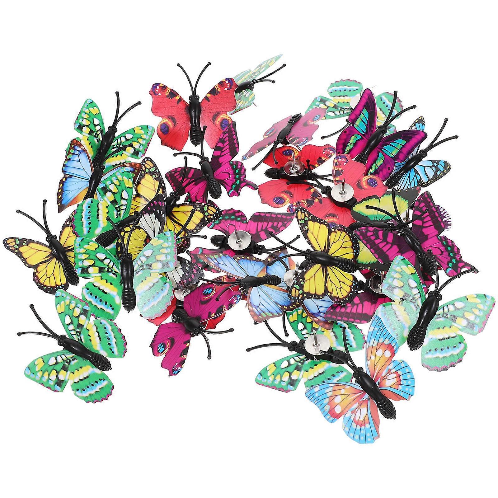 30Pcs Multi-Use Pushpin For Adults Butterfly Use Cork Board Accessories