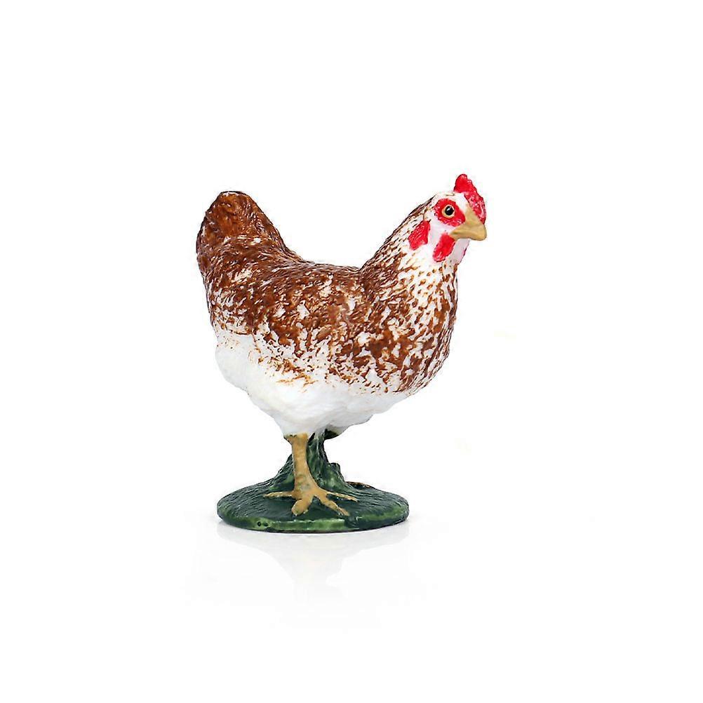 Creative Chicken Model Simulation Poultry Model for Decoration 1Pcs Multi