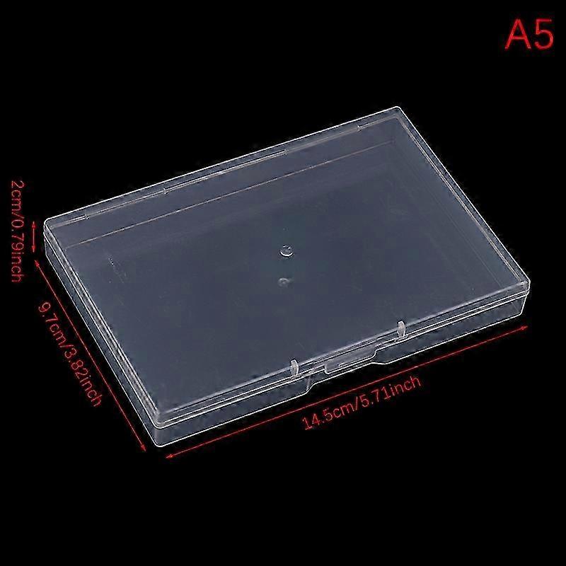 Transparent Plastic Box Rectangular Translucent Packing Box Storage Organizer Case Dustproof Durable Strong Jewelry Container 2025