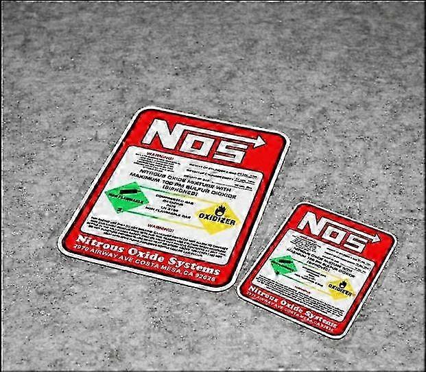2025 For Drag Racing Creative Car Racing Stickers NOS Nitrous Oxide Systems Stickers Tuning Racing Vinyl Motocross Racing Car Styling