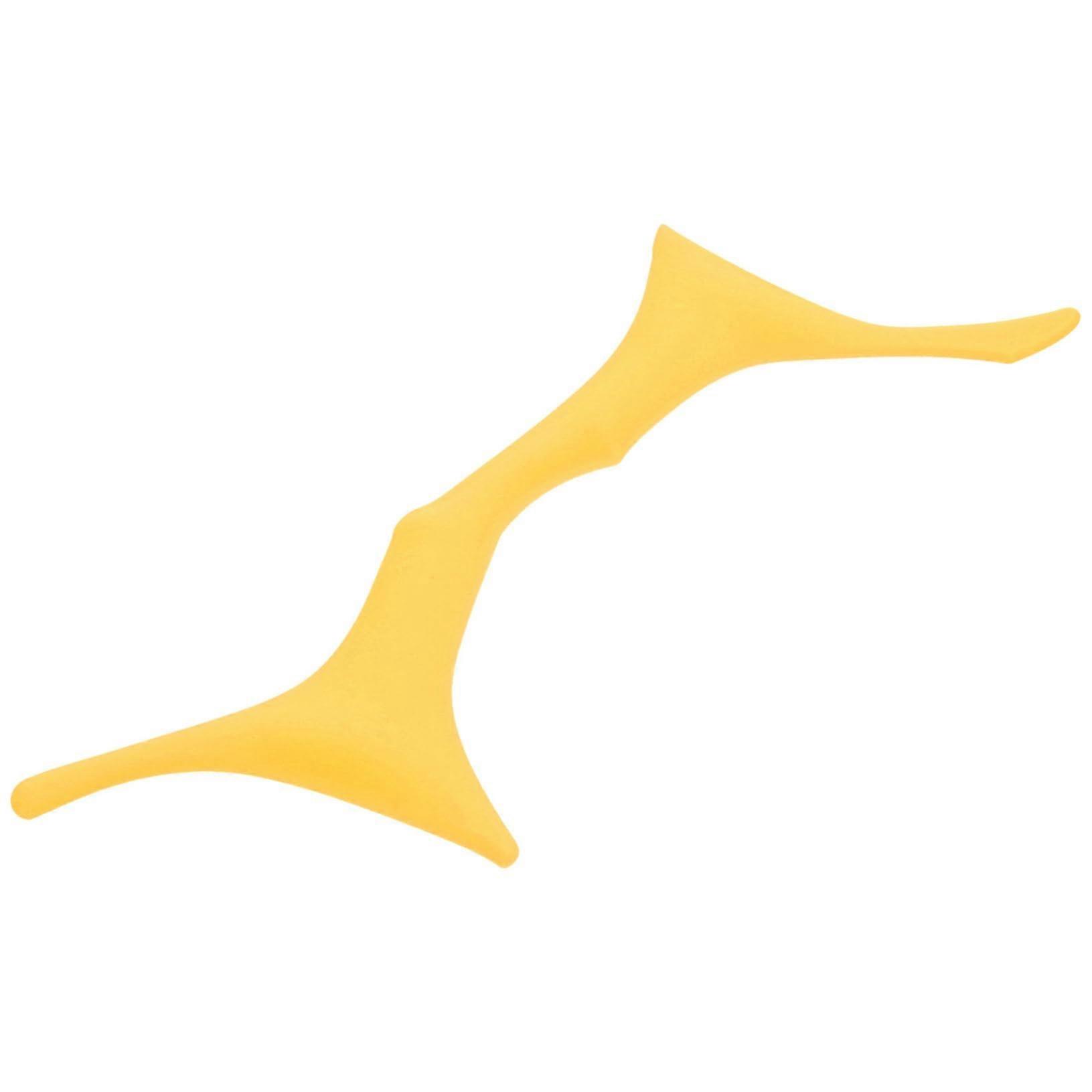 Eyebrow Stencil Flexible Silicone Shaping Tool with Symmetrical Brow Guide for Beginners Yellow