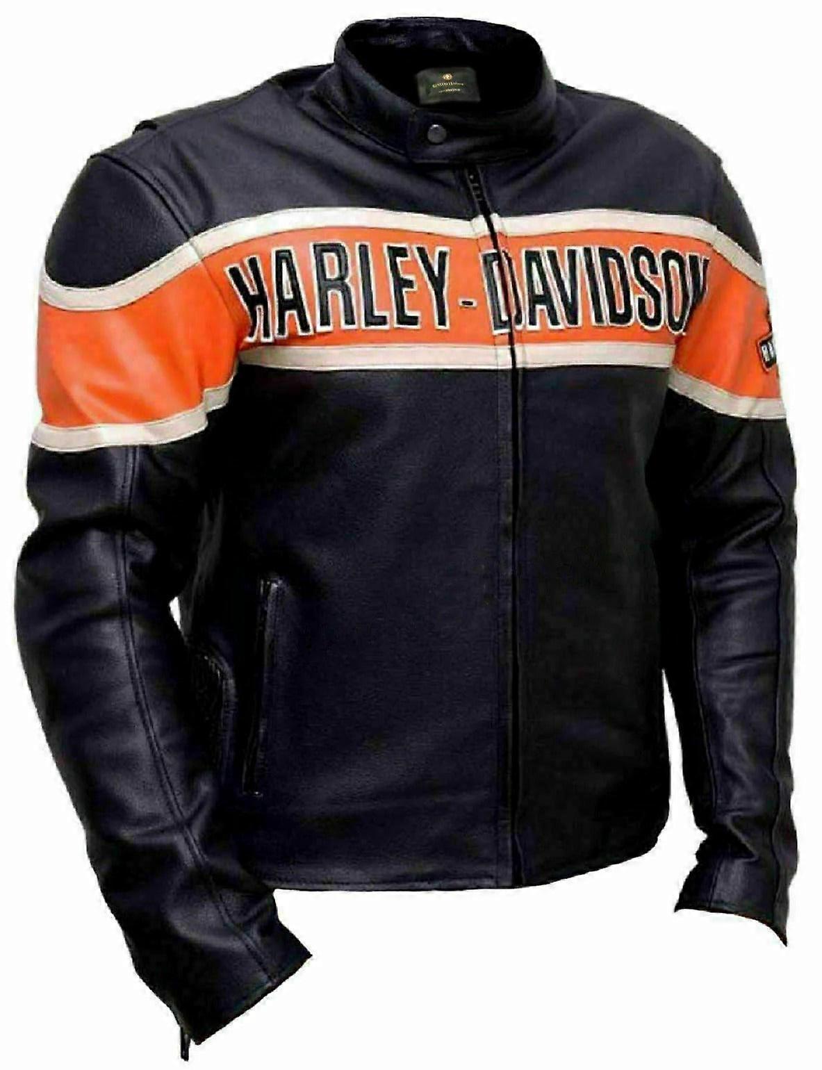 Motorbike Riding Leather Racing Jacket-011
