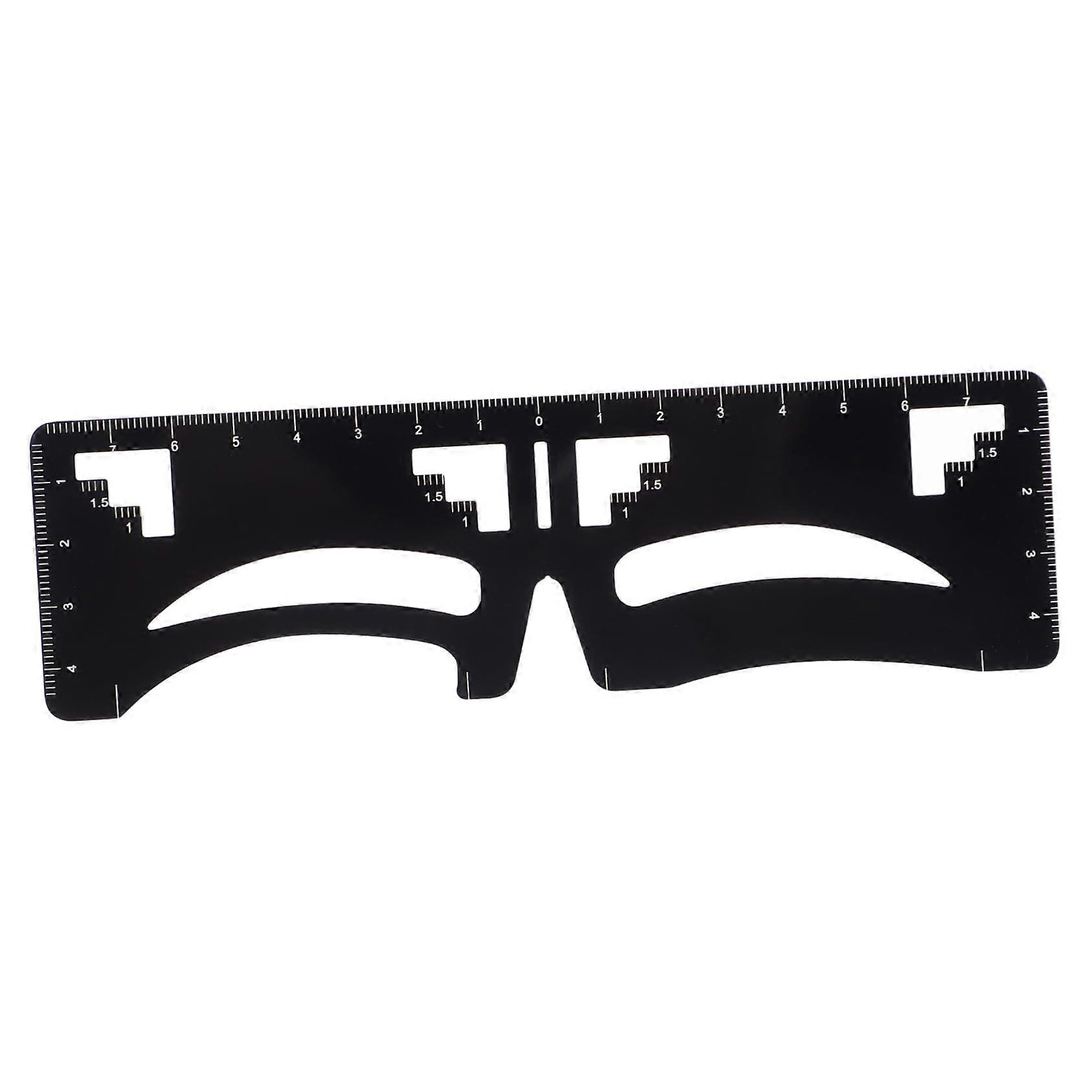Eyebrow Ruler and Brow Mapping Tool Reusable Shaping Stencil for Balanced Natural Makeup Beginners