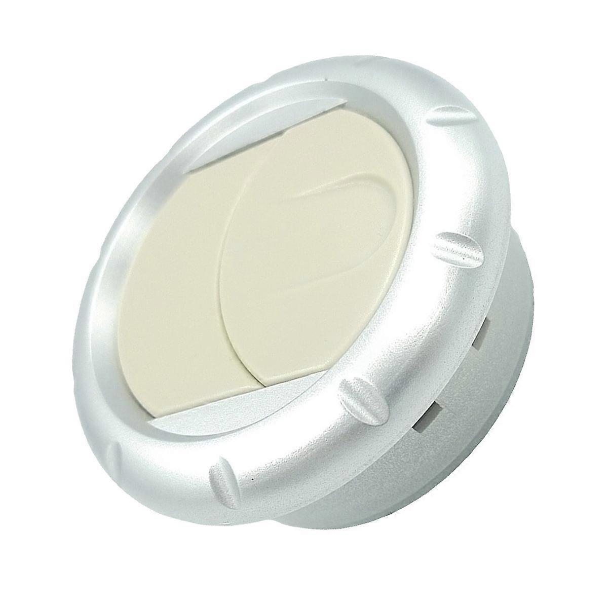 Air Conditioning Vent Universal Rv Air Outlet Function 2Pcs Silver ABS
