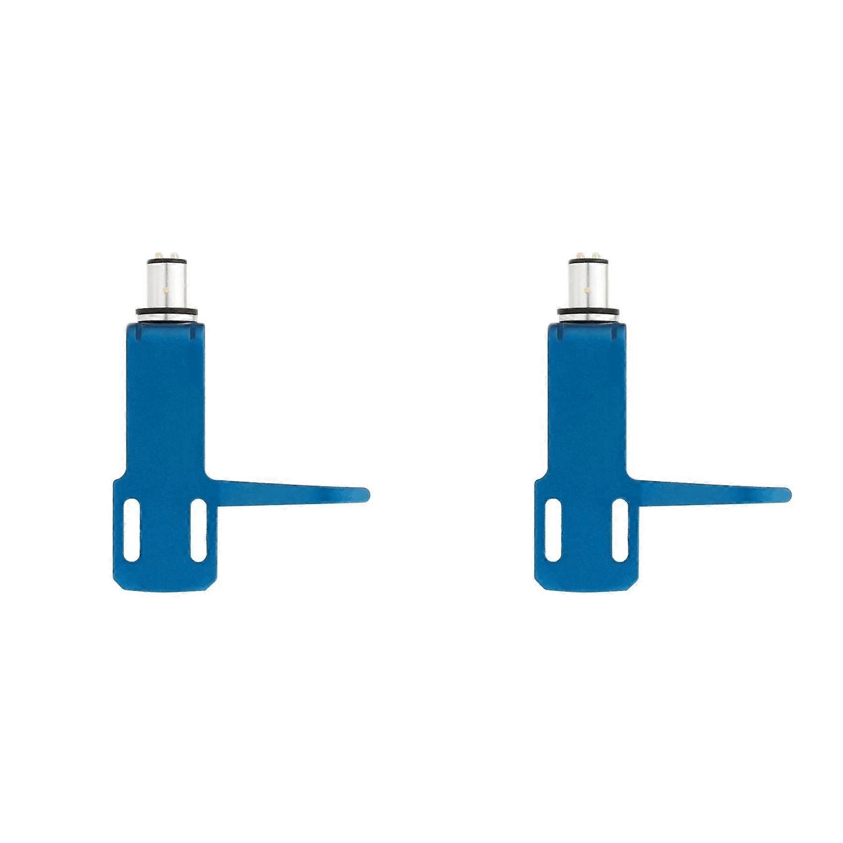 2X Phonograph Head Holder Record Player HP105 Phonograph Player Headshell Mount Blue