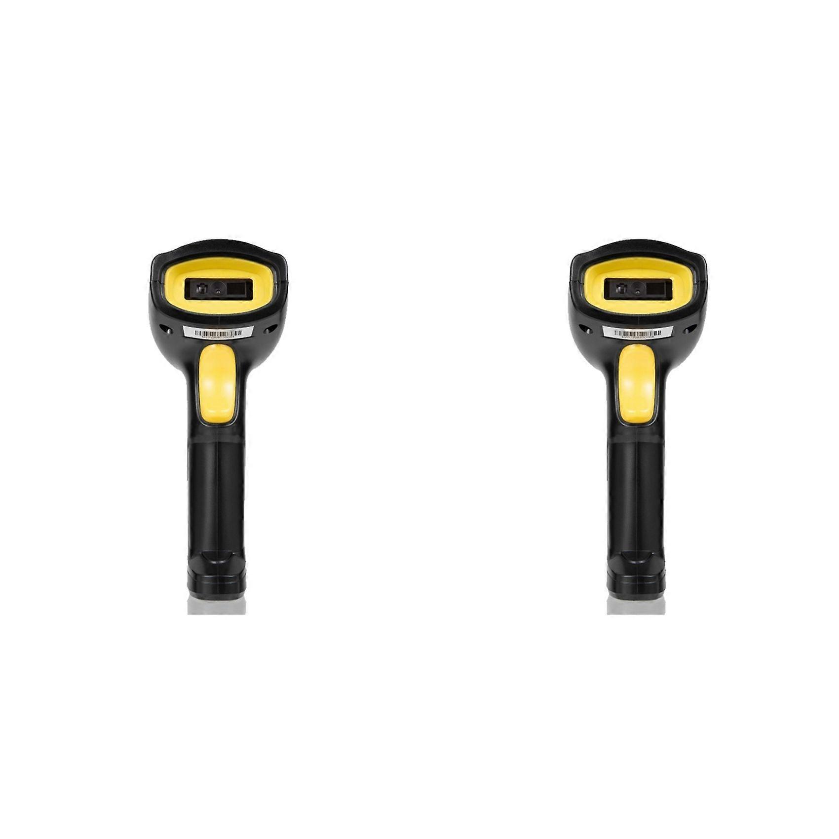 2X Handheld Wireless 1D 2D Scanner Barcode Scanne Wireless Bluetooth 1D 2D QR Code Reader for Supermarket