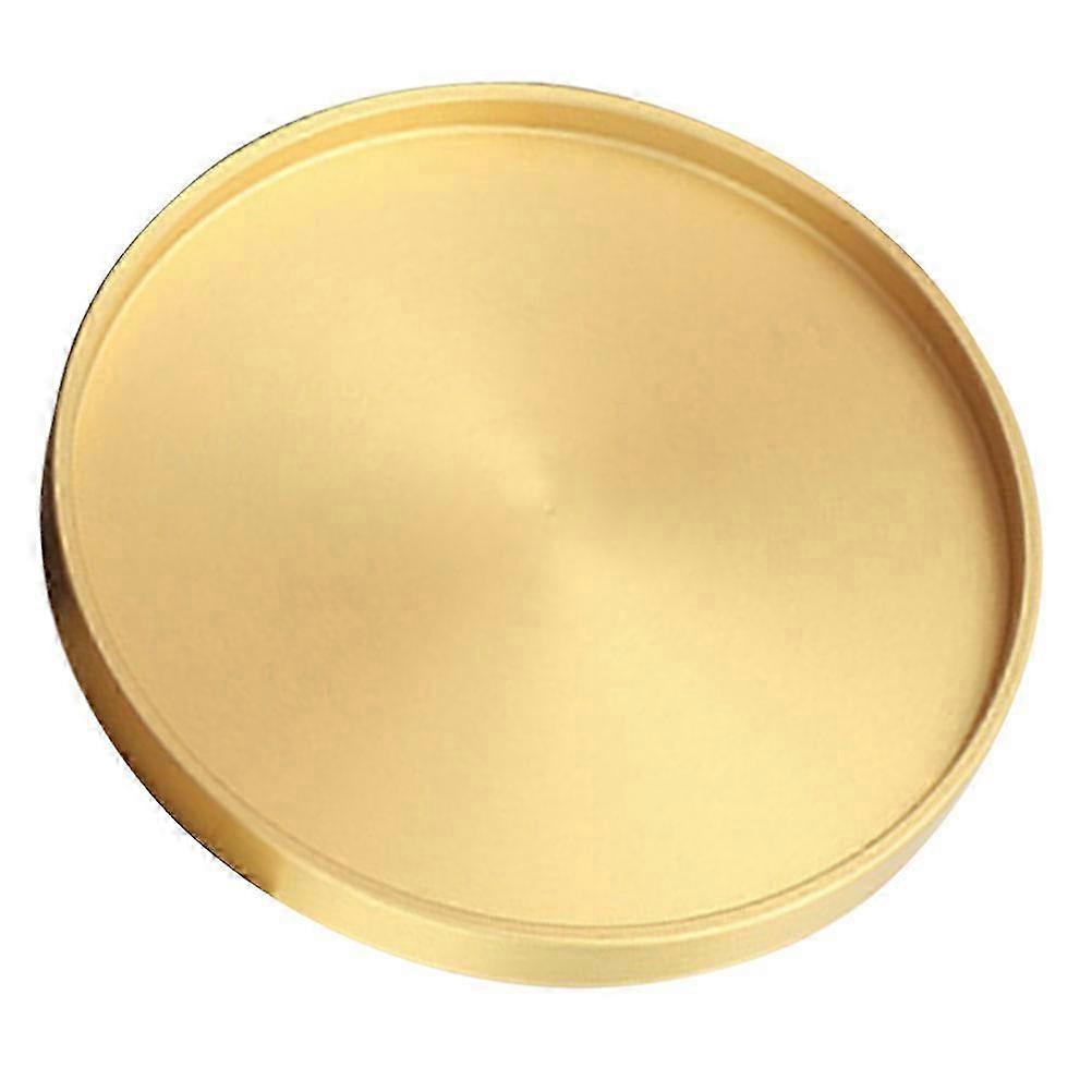 Golden Copper Teacup Coaster for Tea Serving with 4Pcs Set