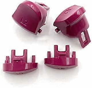 Buttons L1 L2 R1 R2 Trigger Replacement Kit with Springs JDM040 Red for PS4 Pro Controller