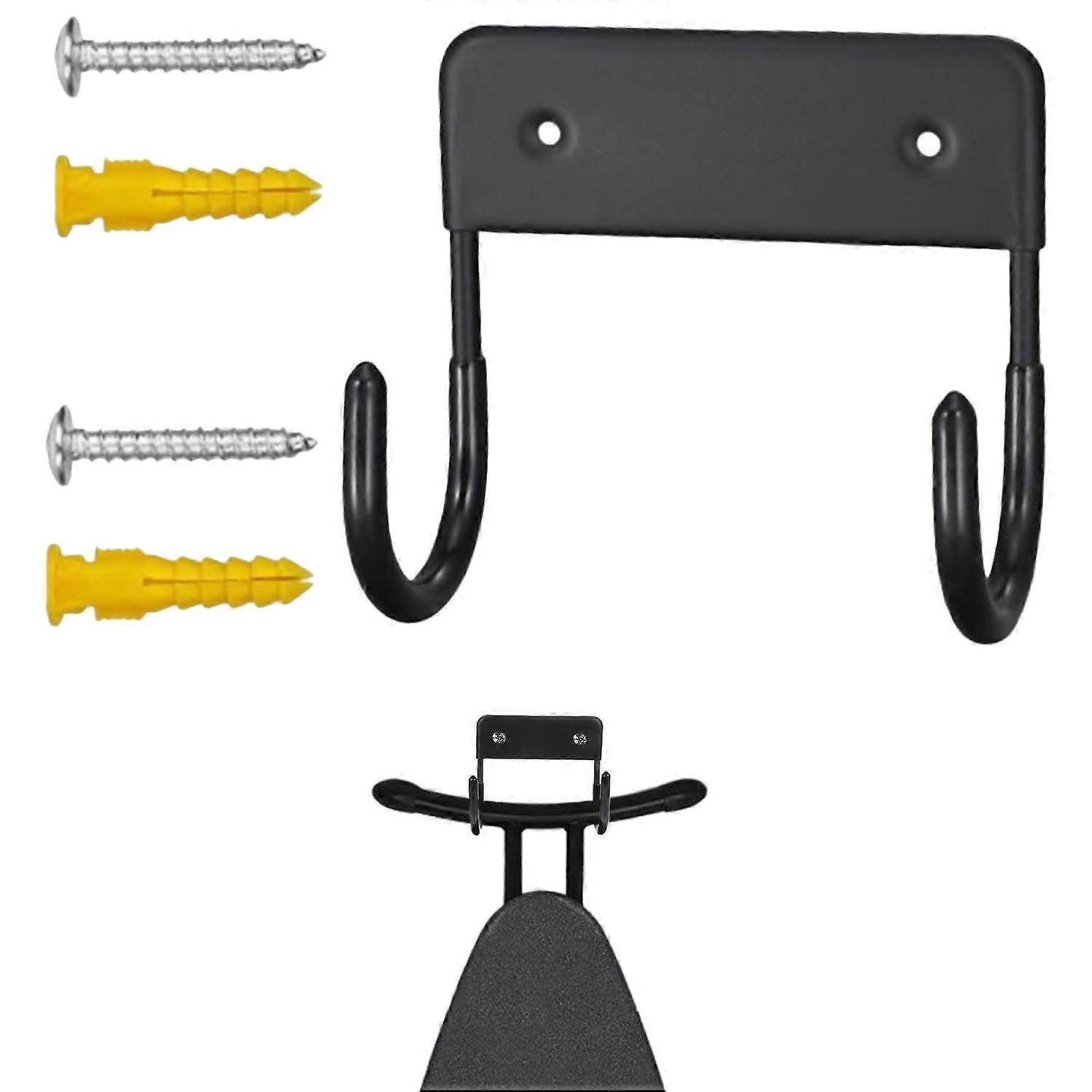 Wall Mounted Ironing Board Holder with RustResistant Hook for SpaceSaving Laundry Room Storage