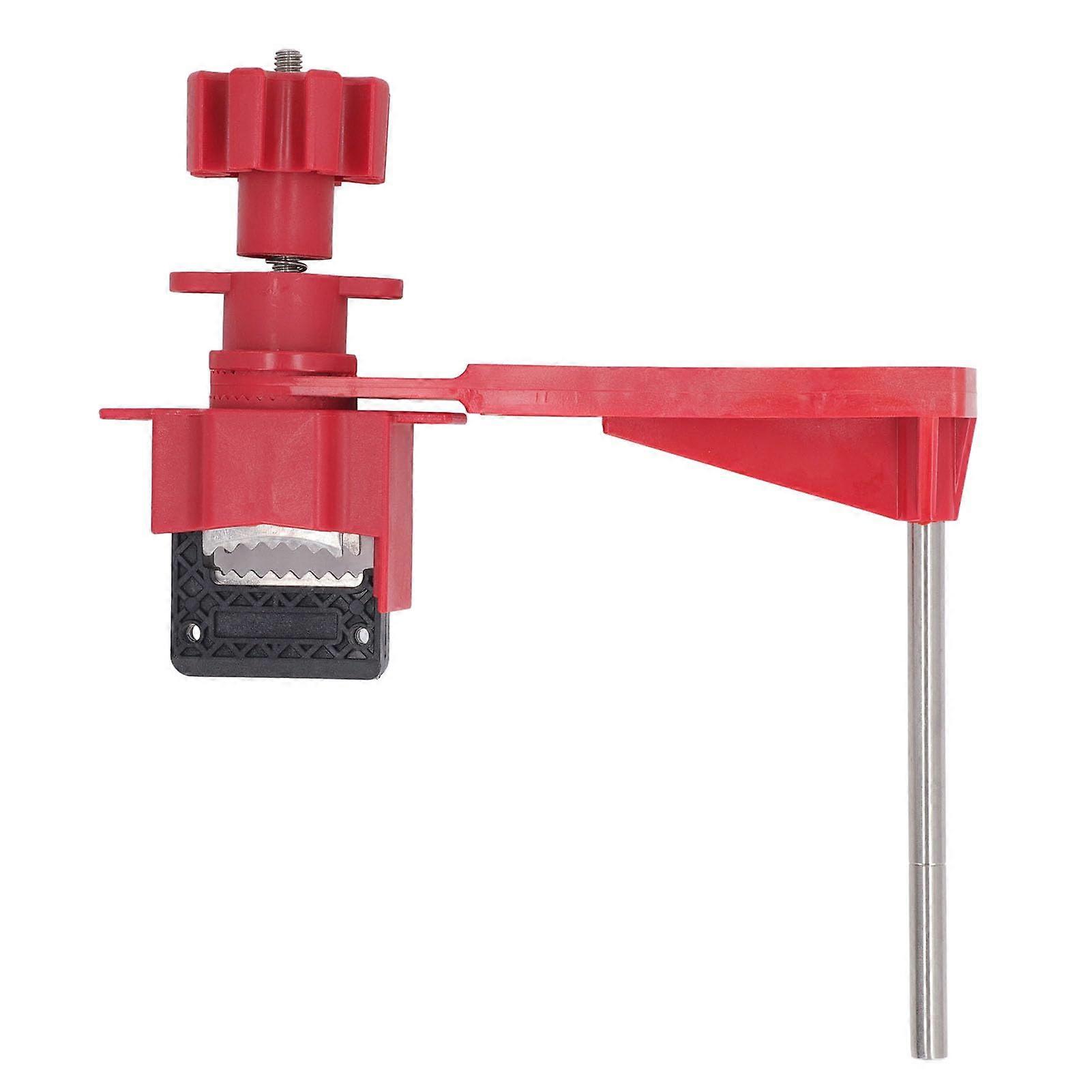 Adjustable Single Arm Ball Valve Lockout Device, Nylon and Stainless Steel, Universal Compatibility