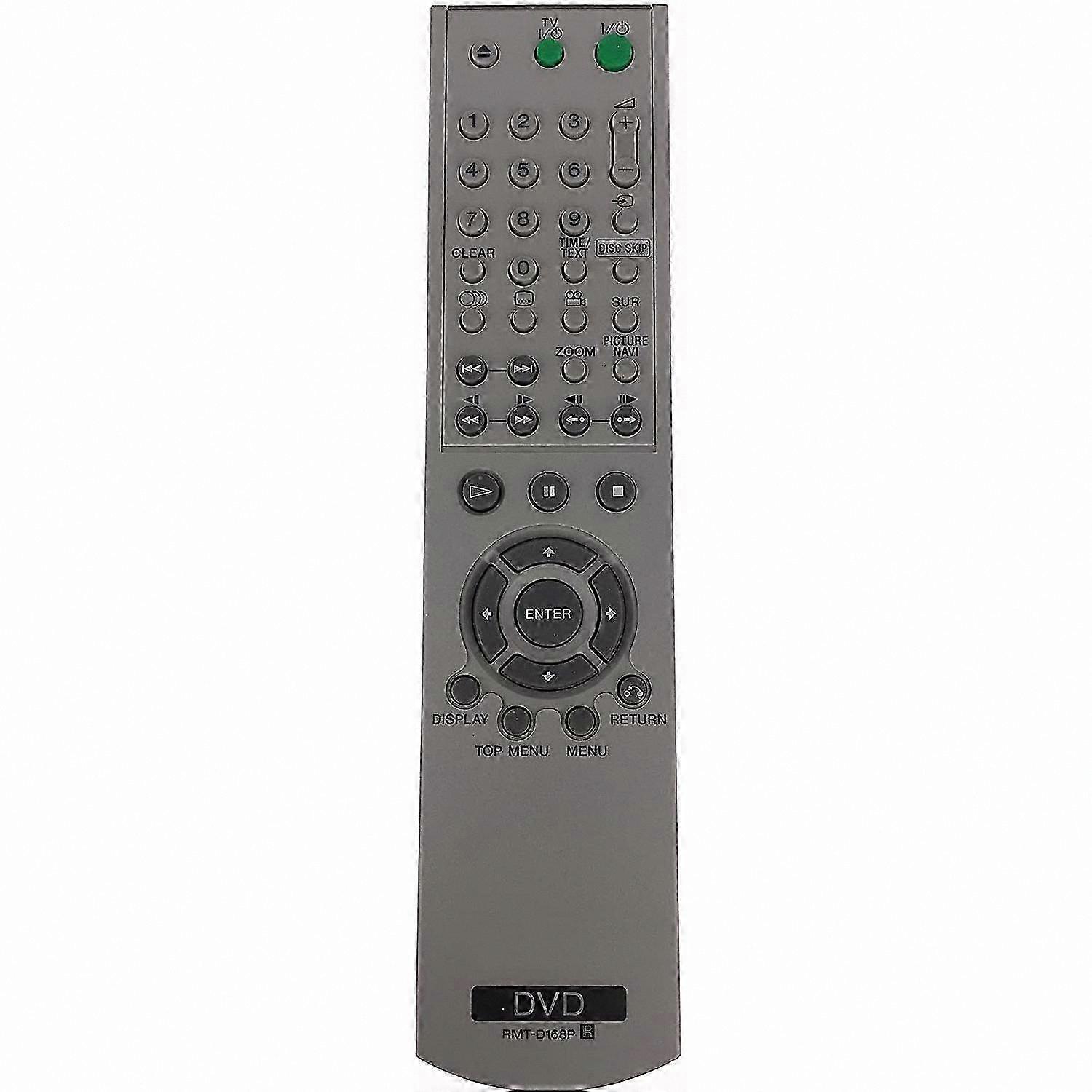 DVD Player Remote Control RMT-D168P Replacement