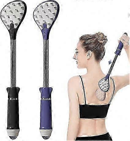 Adjustable Back Scratcher with s and Wide Scratching Surface, Extends for Comfortable Reach