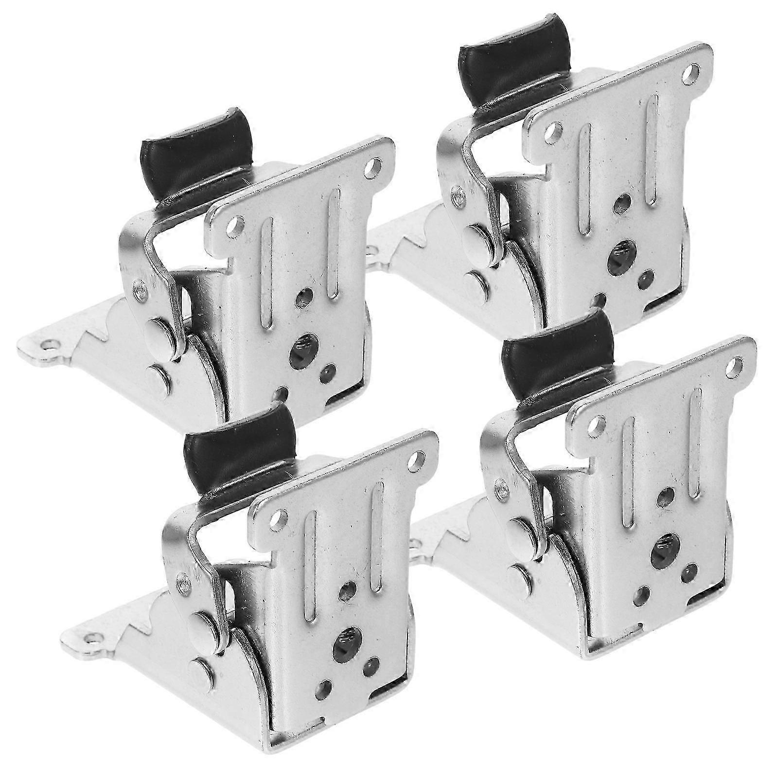 SQLX New 4pcs Locking Hinge 90 Degree Positioning Hinge Folding Shelf Hinge Spring Door Hinge HK