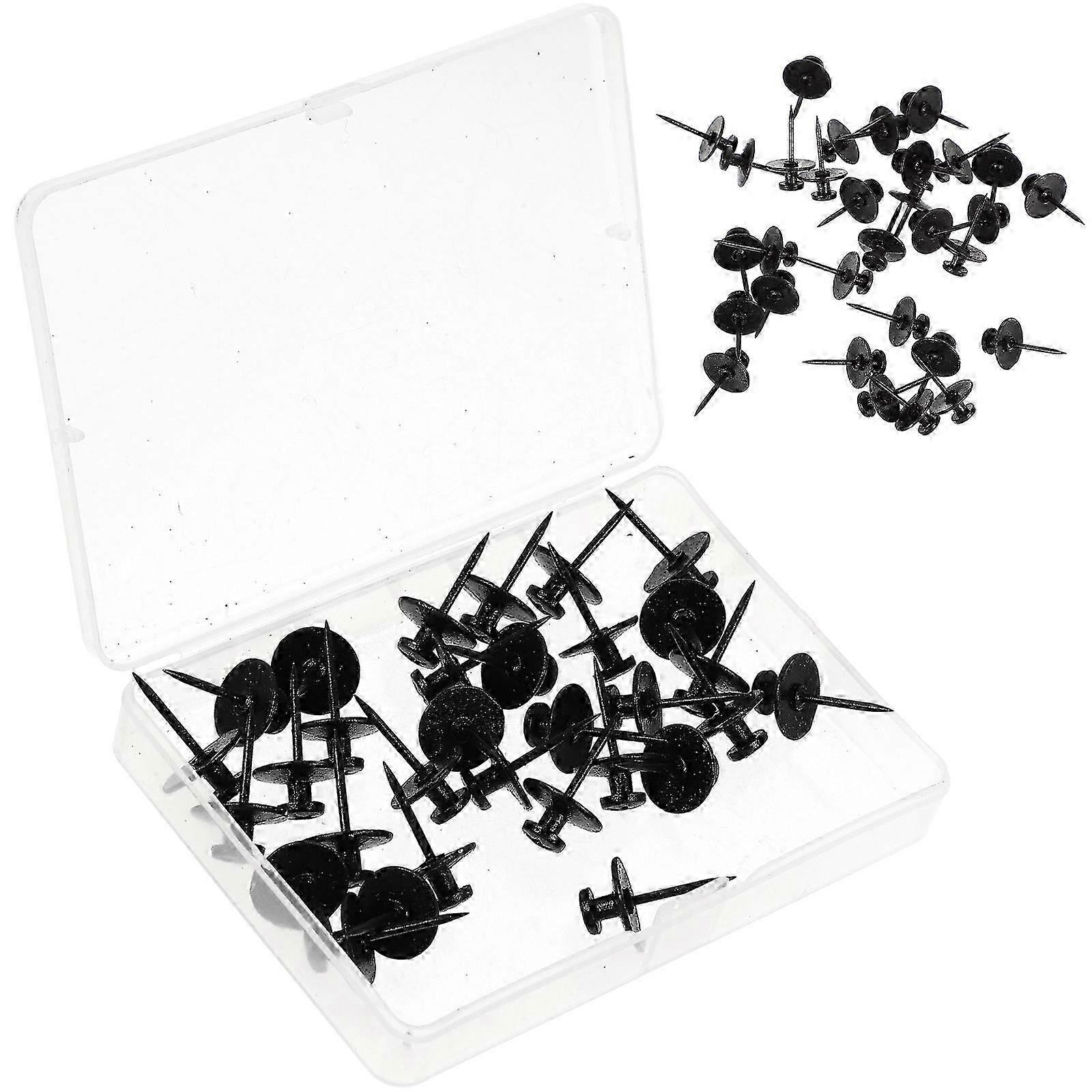 Metallic Five Point Star Thumb Tacks for Home Use with 30Pcs Flat Heads