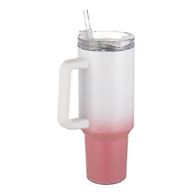 Stanley 40oz Tumbler With Handle And Straw Lid For Thermos Travel Coffee Mug Stainless Steel Insulated Simple Modern Tumbler Cup